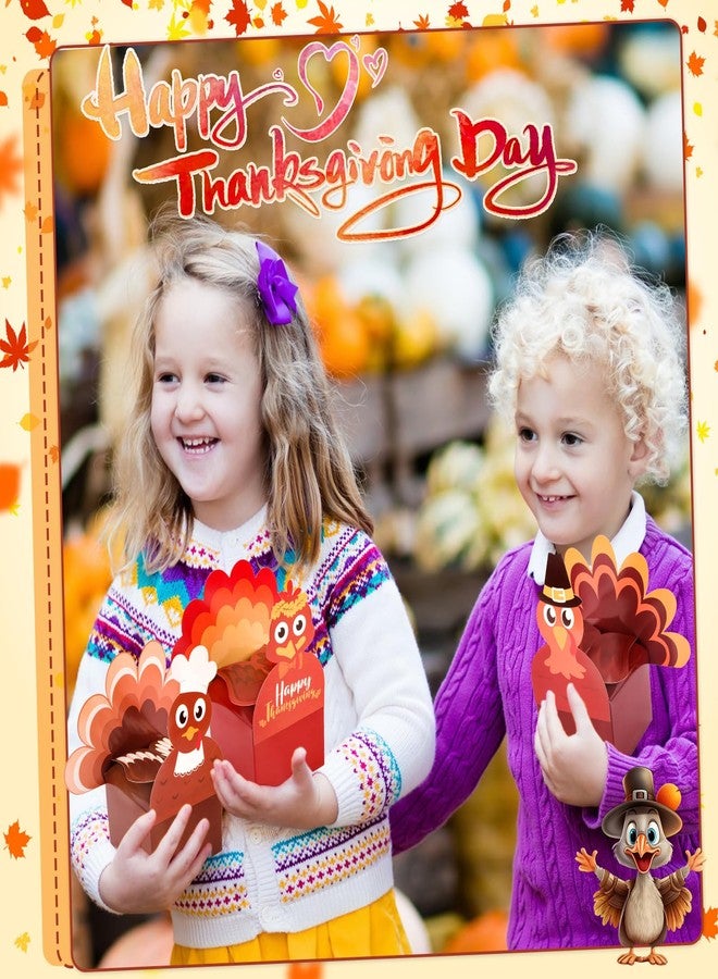 HOWAF 12 Pcs Thanksgiving 3D Turkey Candy Boxes Happy Thanksgiving Party Decoration Gift Boxes Funny Thankful Turkey Treat Boxes Goodie Boxes for Thanksgiving Day Party Decor Supplies Table Centerpiece - Image 5